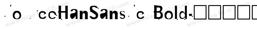 5ourceHanSans5c Bold字体转换
